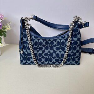 COACH Blue Cowboy Shoulder Bag Crossbody Bag